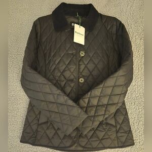 Barbour Black Quilted Utility Jacket